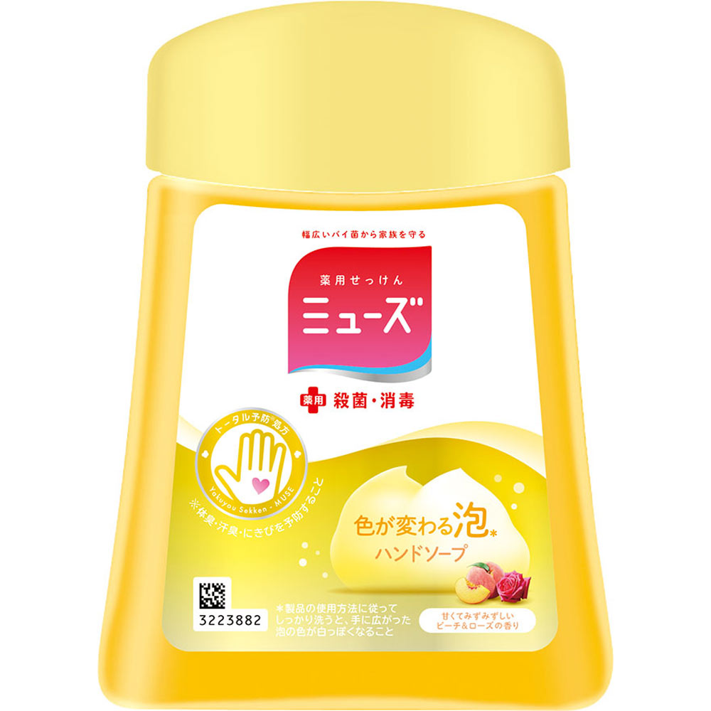 ミューズ ノータッチ付替ボトル ピーチ＆ローズ ２５０ｍｌ レキットベンキーザー・ジャパン (医薬部外品)