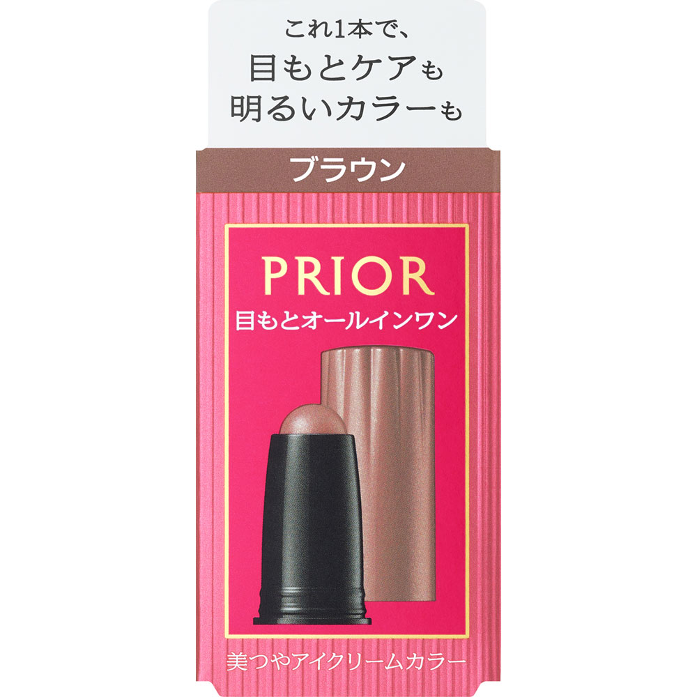プリオール 美つやアイクリームカラー ブラウン ３ｇ 資生堂