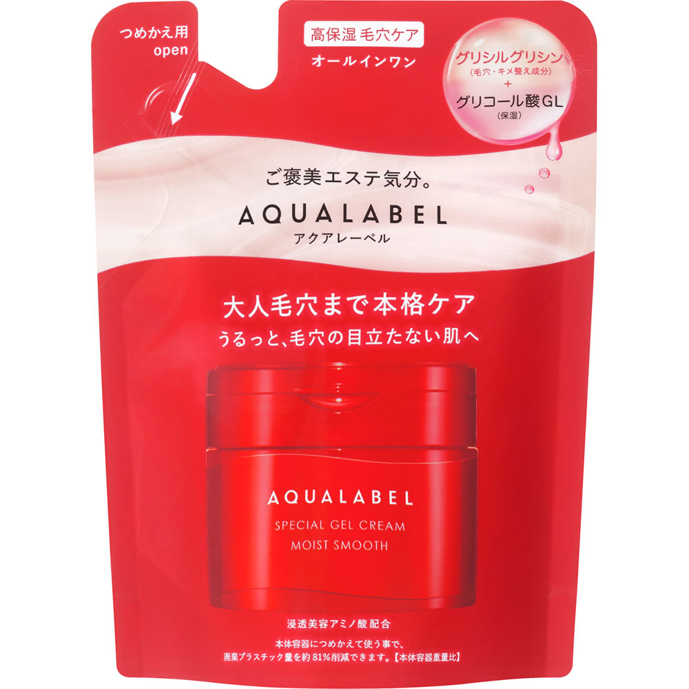 アクアレーベル　スペシャルジェルクリーム　ＥＸ　（モイストスムース）　つめかえ用 ８１ｇ 資生堂