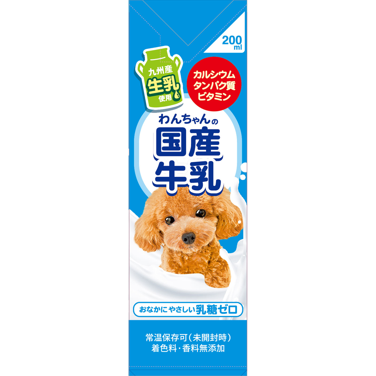 ドギーマン わんちゃんの国産牛乳 乳酸菌プラス 200ml | ペット