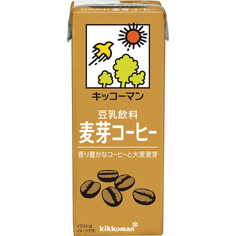 豆乳飲料 麦芽コーヒー ２００ｍｌ キッコーマン飲料