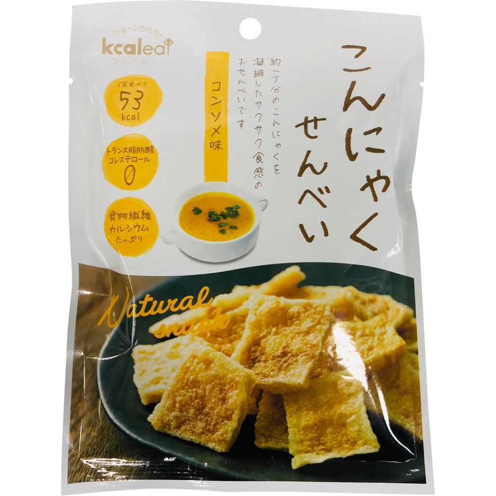 こんにゃくせんべい コンソメ味 １５ｇ ダイシンフーズ