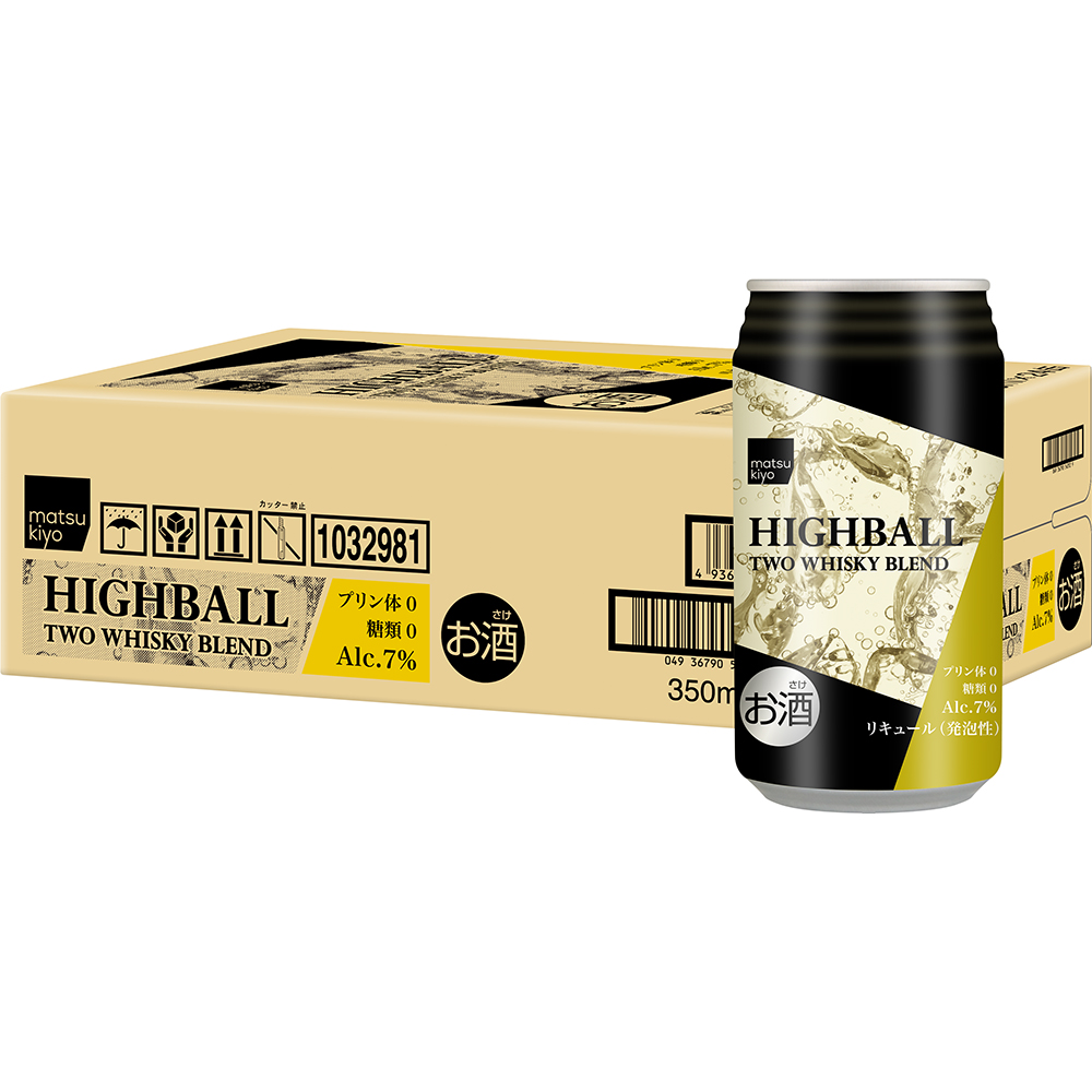 matsukiyo ハイボール 2種のウィスキーブレンド ケース ３５０ｍｌ×２４
