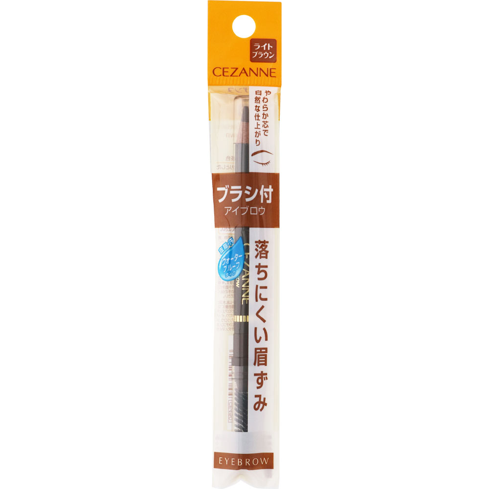 ブラシ付 アイブロウ ０１ ライトブラウン ＿ セザンヌ化粧品
