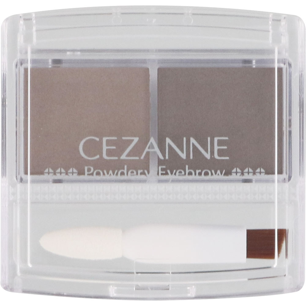 セザンヌ パウダリーアイブロウ P3 チャコールグレー _ セザンヌ化粧品