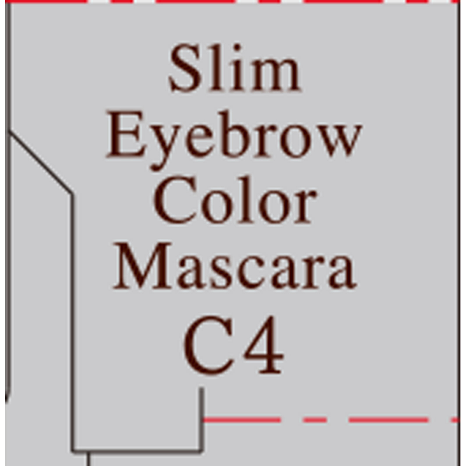 セザンヌ 極細アイブロウマスカラ C4 ソフトグレージュ ＿ セザンヌ化粧品