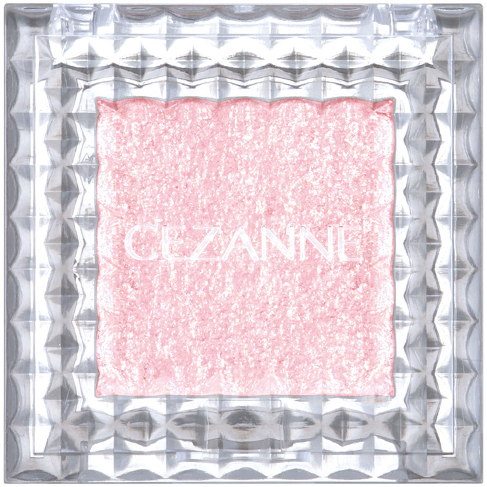 セザンヌ シングルシャイニーアイシャドウ ０２ サクラプリズム ＿ セザンヌ化粧品