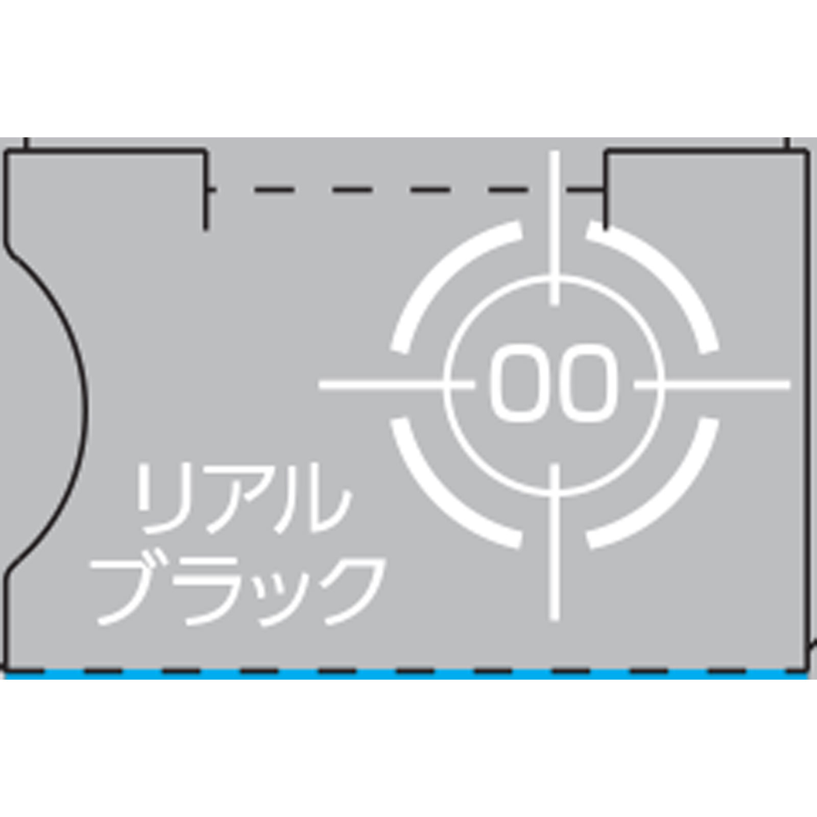 セザンヌ ブレぴたライナー 00 リアルブラック ＿ セザンヌ化粧品