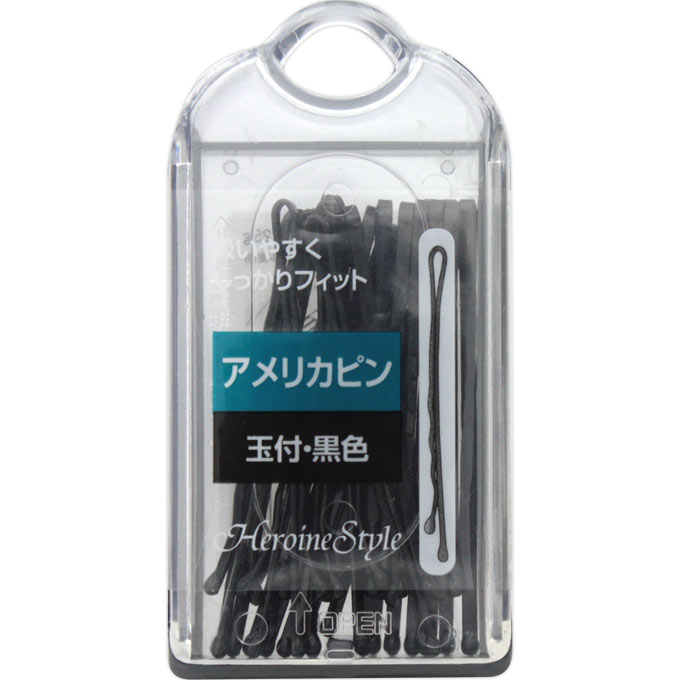 アメリカピン玉付き 黒 Ｂ２１７ ヒーロー