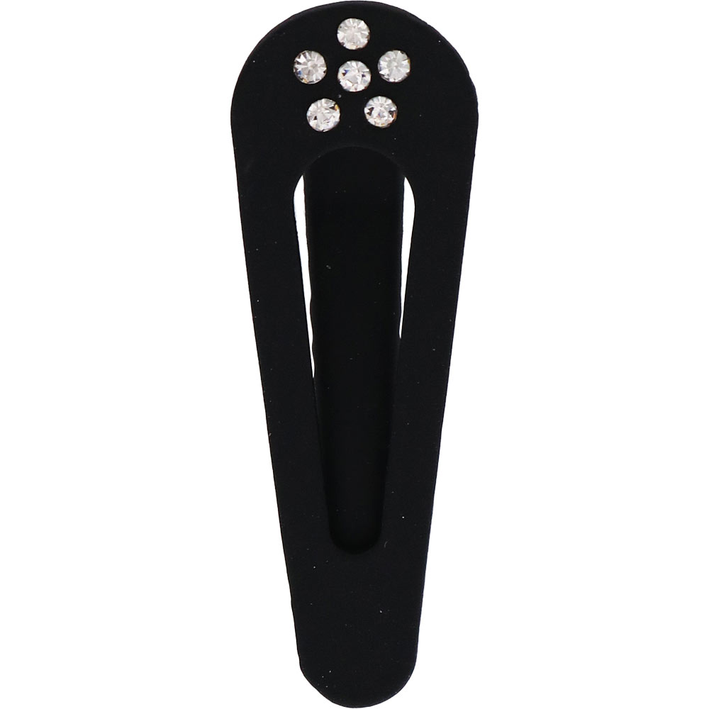 新品　ヘアピン　ブラック チタン製 ヘアピン・黒/玉無し/カーブタイプ(5本セット) ｜leger