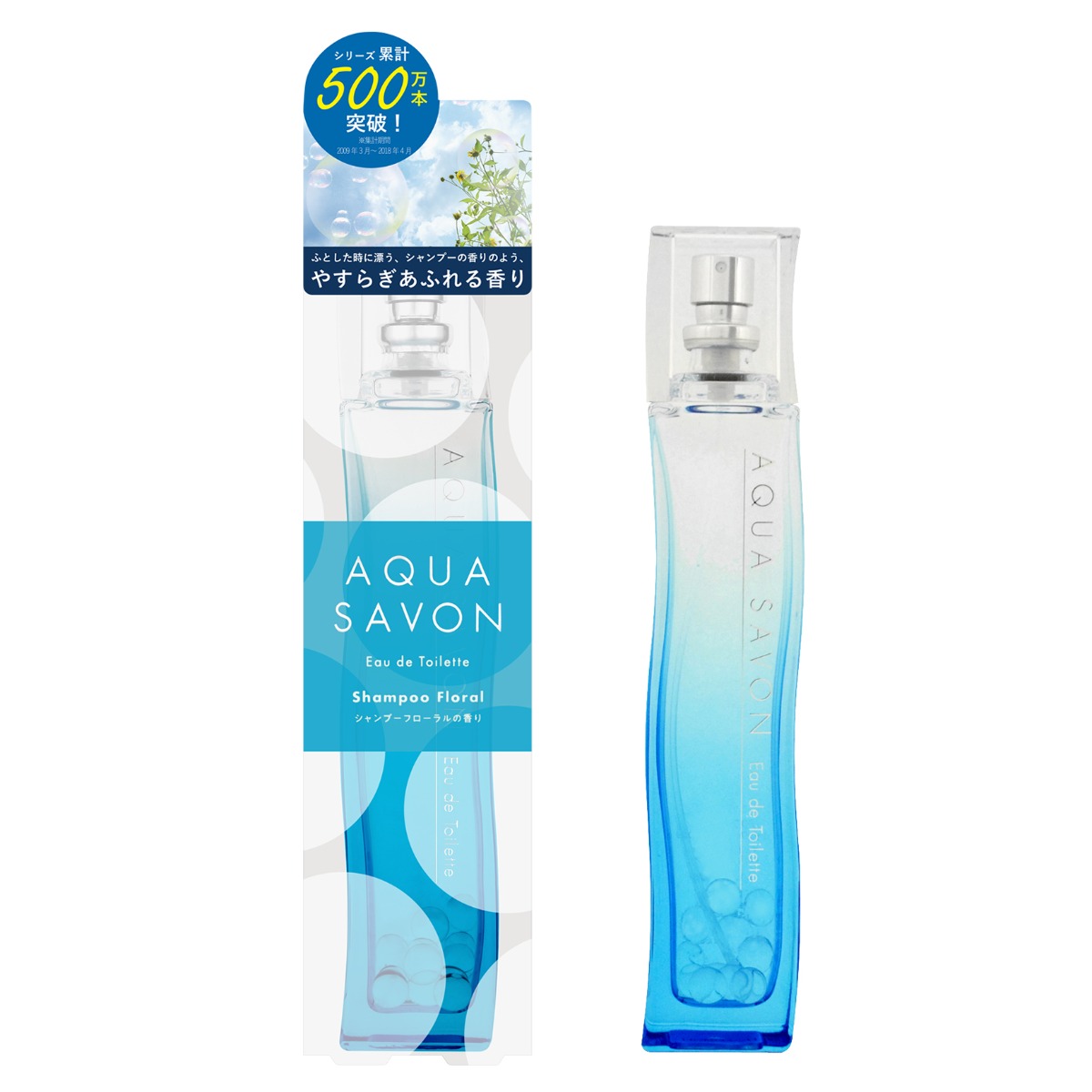 アクア シャボン シャンプーフローラルの香り ＥＤＴ８０ｍｌ ウエニ貿易