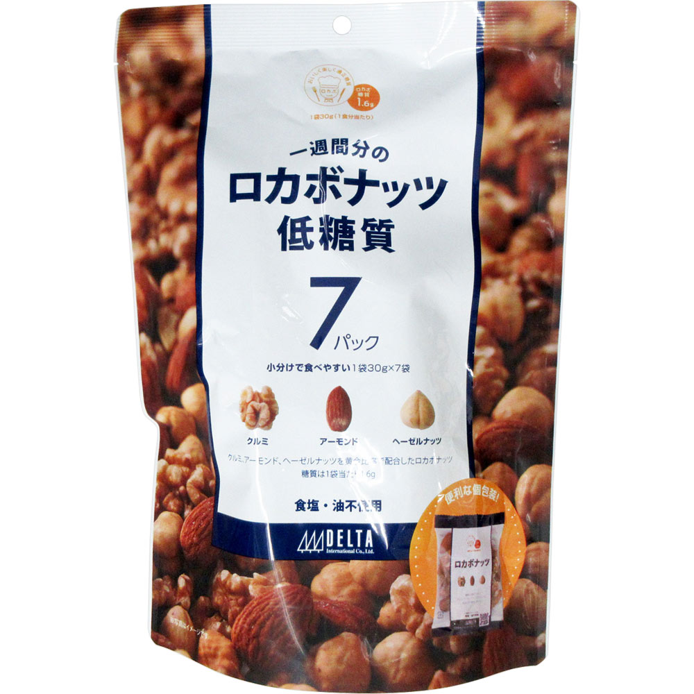 一週間分のロカボナッツ ２１０ｇ デルタインターナショナル