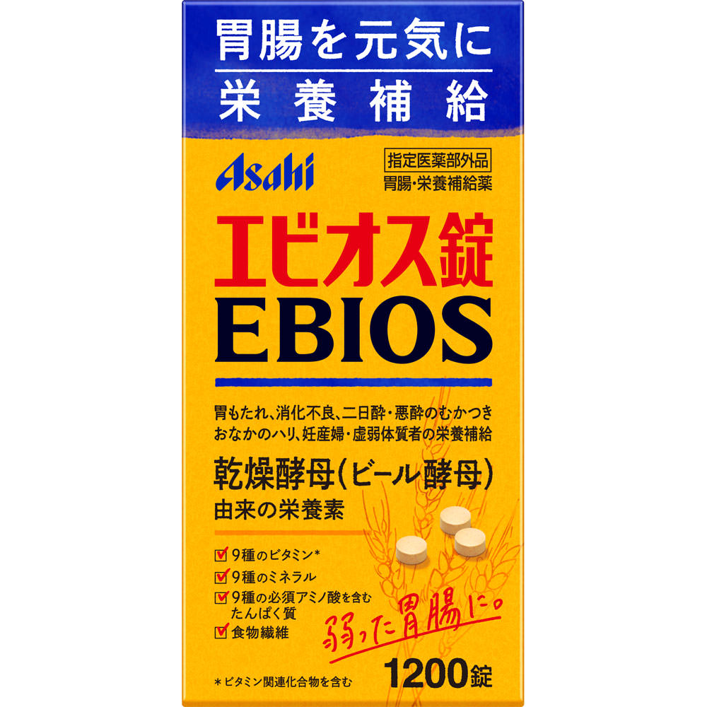 エビオス錠 １２００錠 アサヒグループ食品株式会社 (指定医薬部外品)