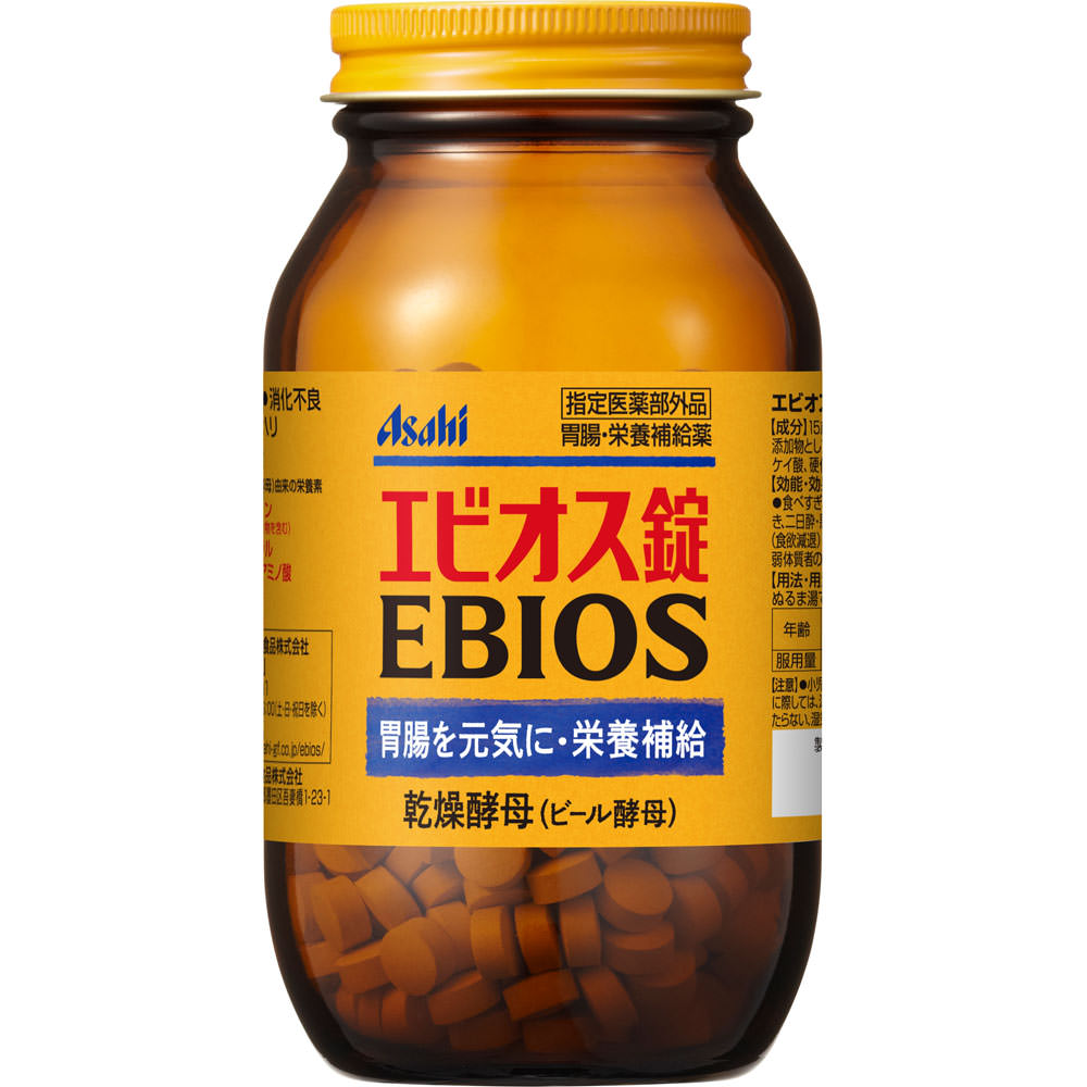 エビオス錠 ６００錠 アサヒグループ食品株式会社 (指定医薬部外品)
