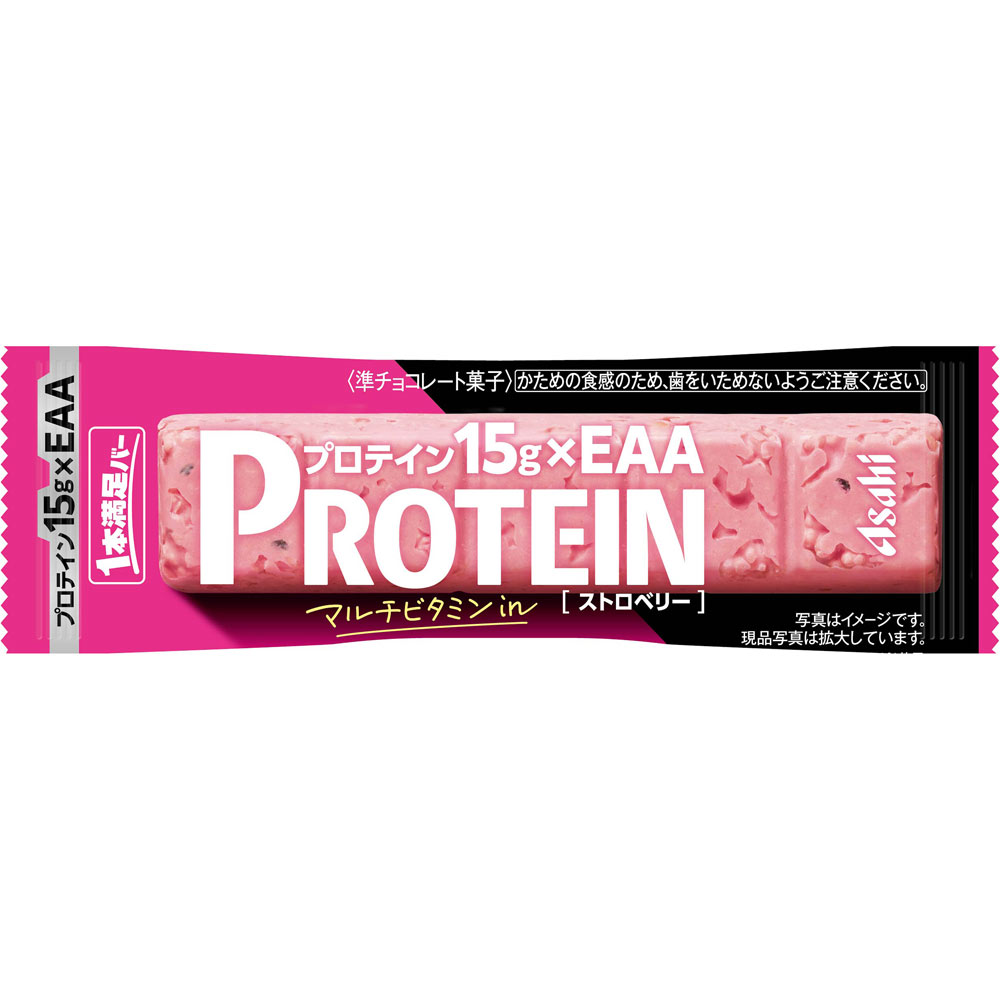 １本満足バー プロテイン ストロベリー ３９ｇ アサヒグループ食品株式会社