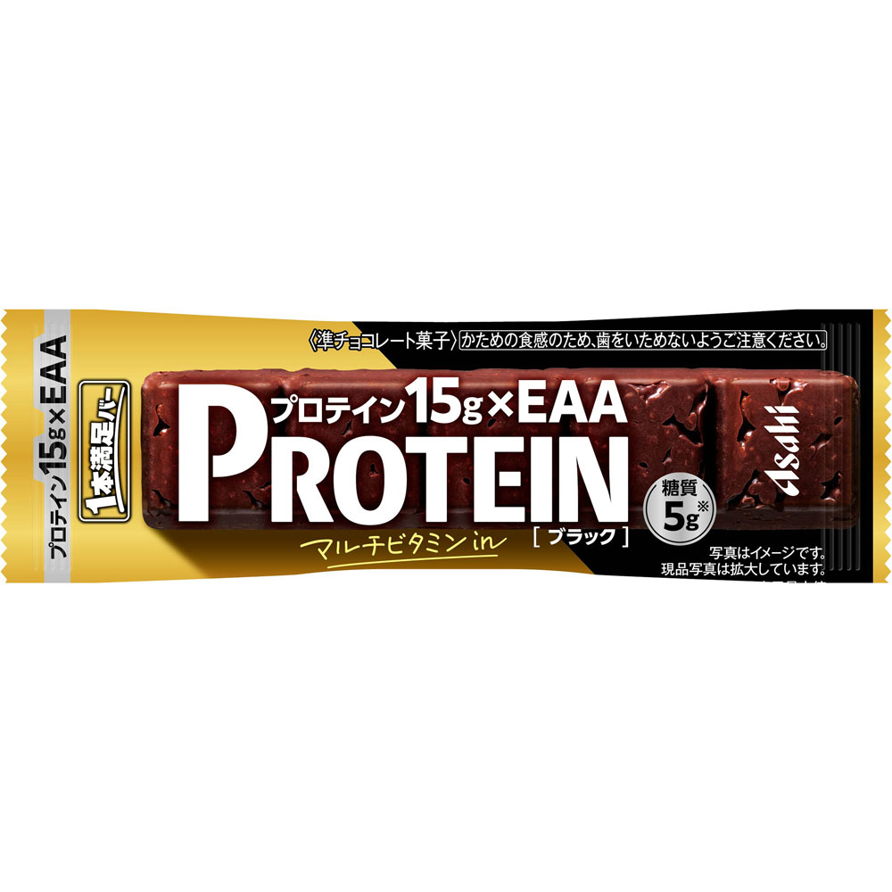 一本満足バー プロテインブラック ３９ｇ アサヒグループ食品株式会社