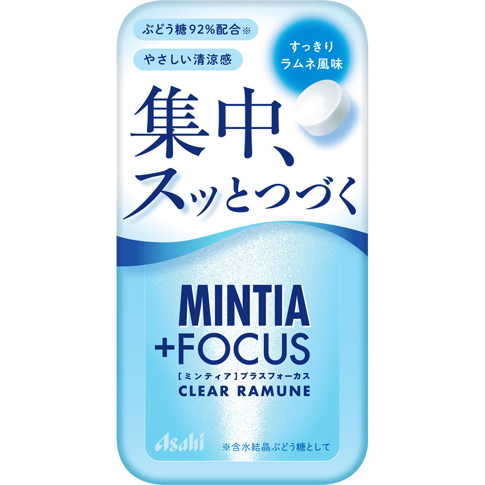 ミンティア＋ＦＯＣＵＳ クリアラムネ ３０粒 アサヒグループ食品株式会社