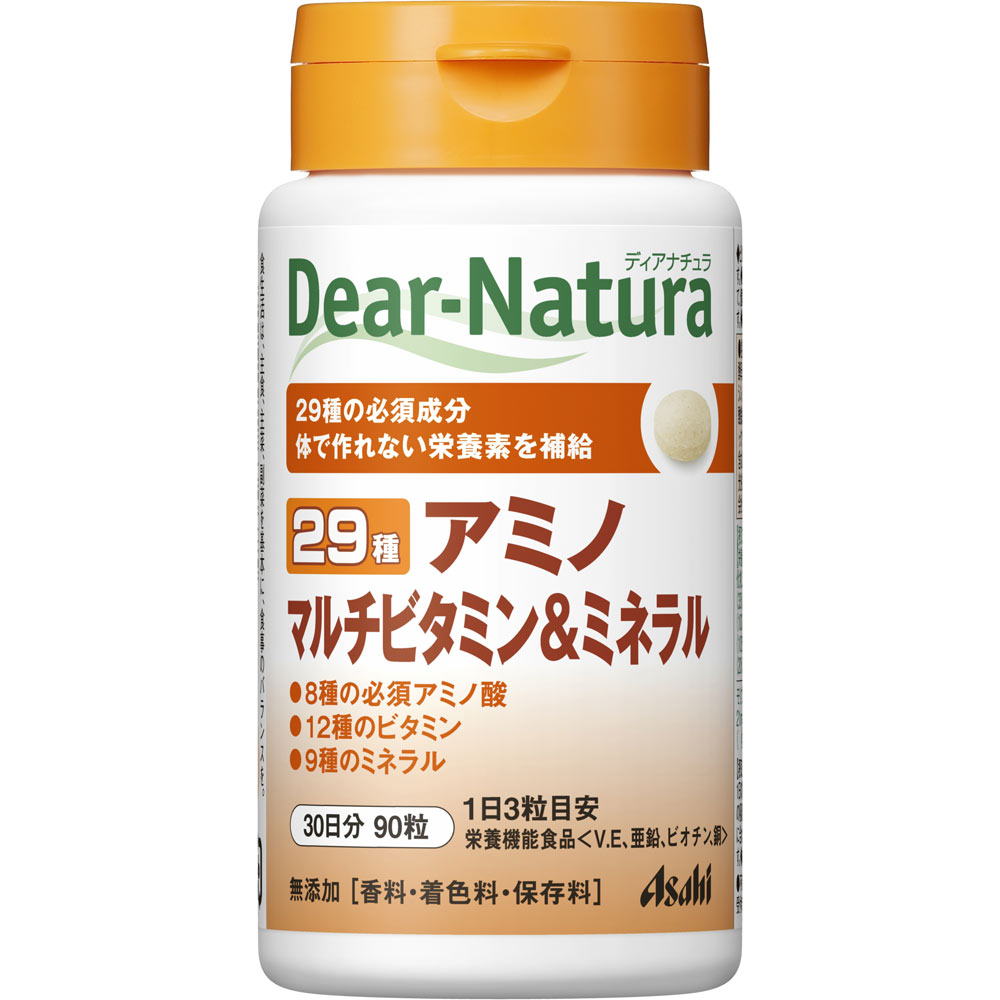 Dear－Natura 29 アミノ マルチビタミン＆ミネラル ９０粒 アサヒグループ食品株式会社