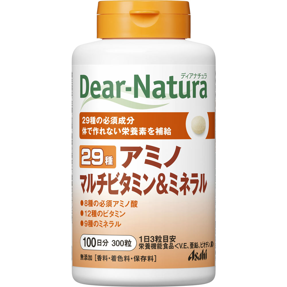 Dear－Natura 29 アミノ マルチビタミン＆ミネラル ３００粒 アサヒグループ食品株式会社