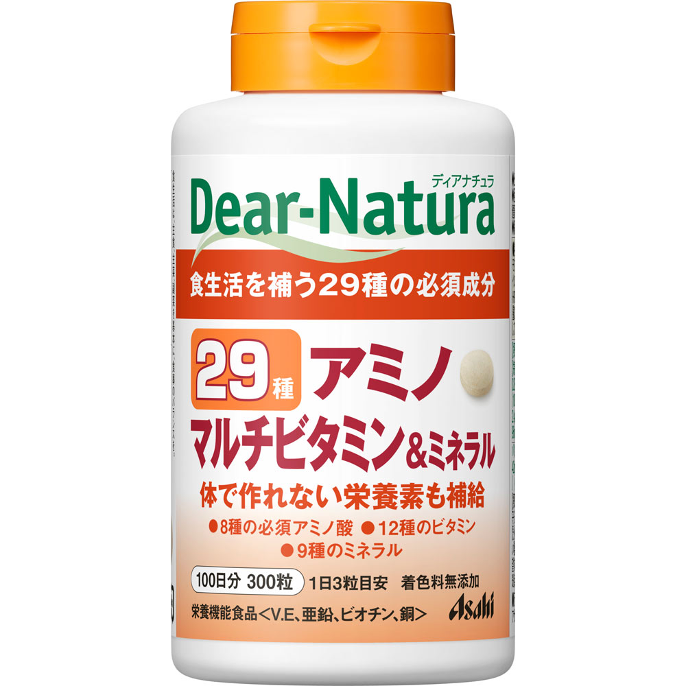 Dear－Natura 29 アミノ マルチビタミン＆ミネラル ３００粒 アサヒグループ食品株式会社