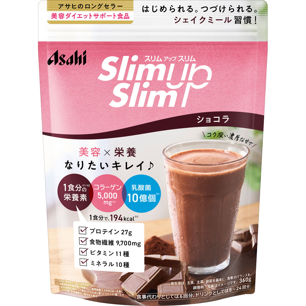 スリムアップスリム シェイク ショコラ ３６０ｇ アサヒグループ食品株式会社