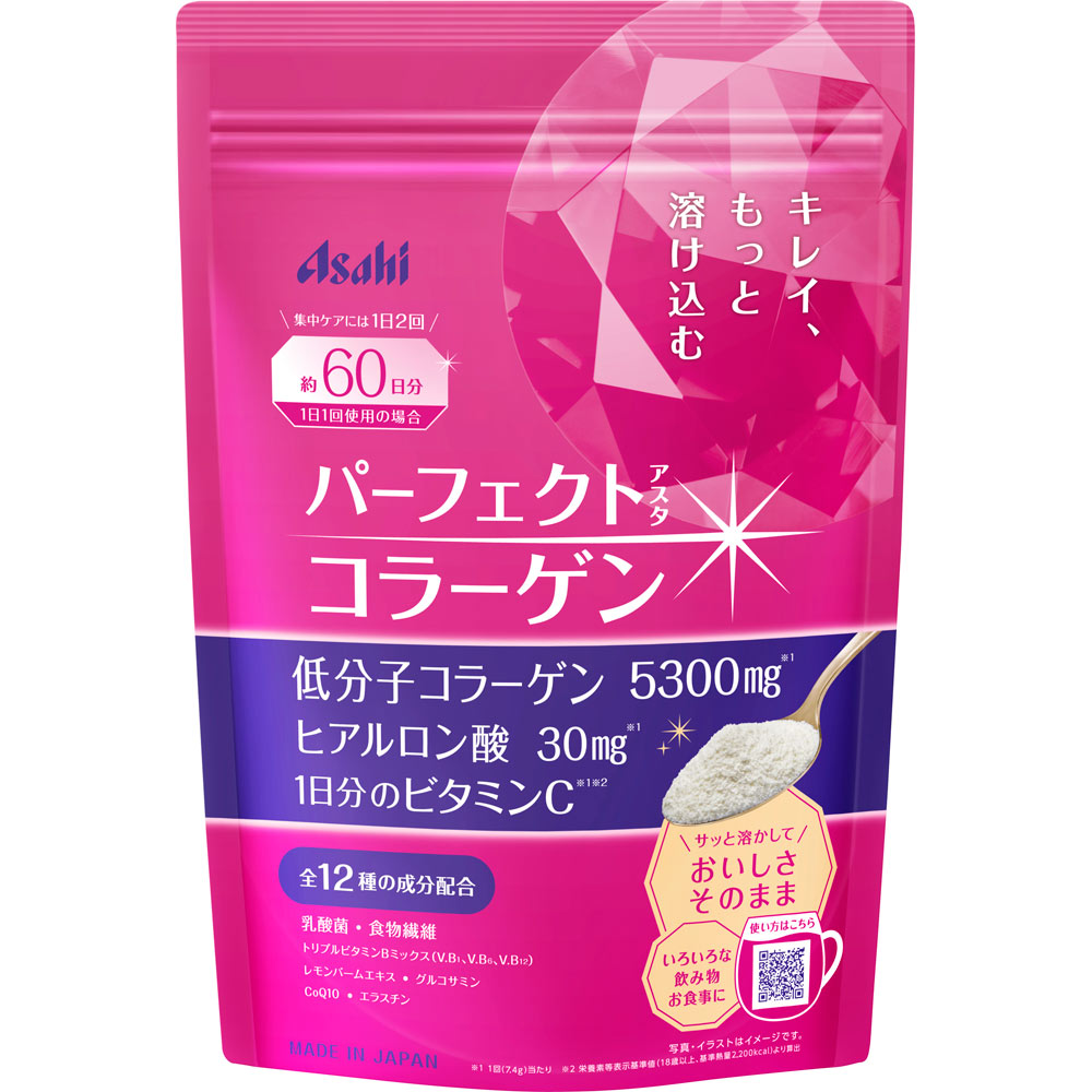 パーフェクトアスタコラーゲン パウダー ４４７ｇ アサヒグループ食品株式会社