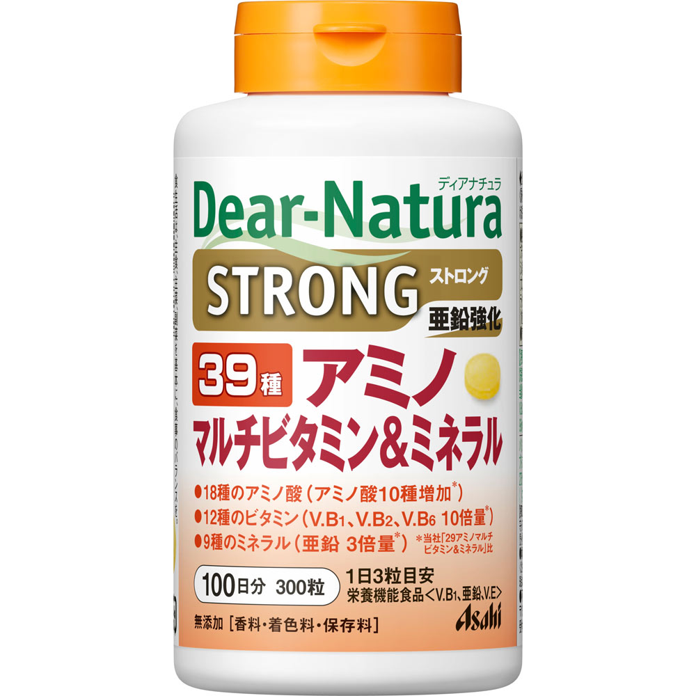 アサヒグループ食品株式会社 Dear－Natura ストロング39 アミノ マルチビタミン＆ミネラル ３００粒（１００日分）