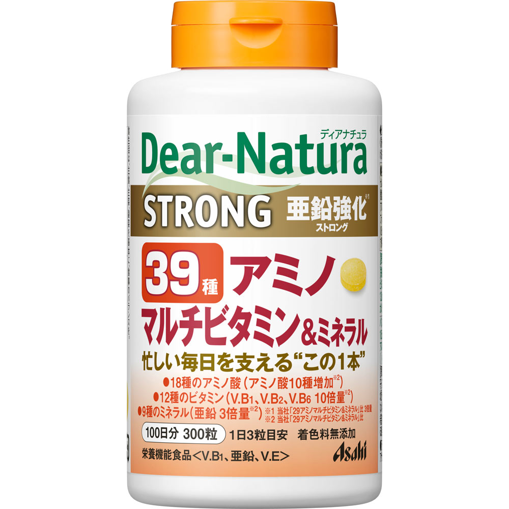 Dear－Natura ストロング39 アミノ マルチビタミン＆ミネラル ３００粒（１００日分） アサヒグループ食品株式会社