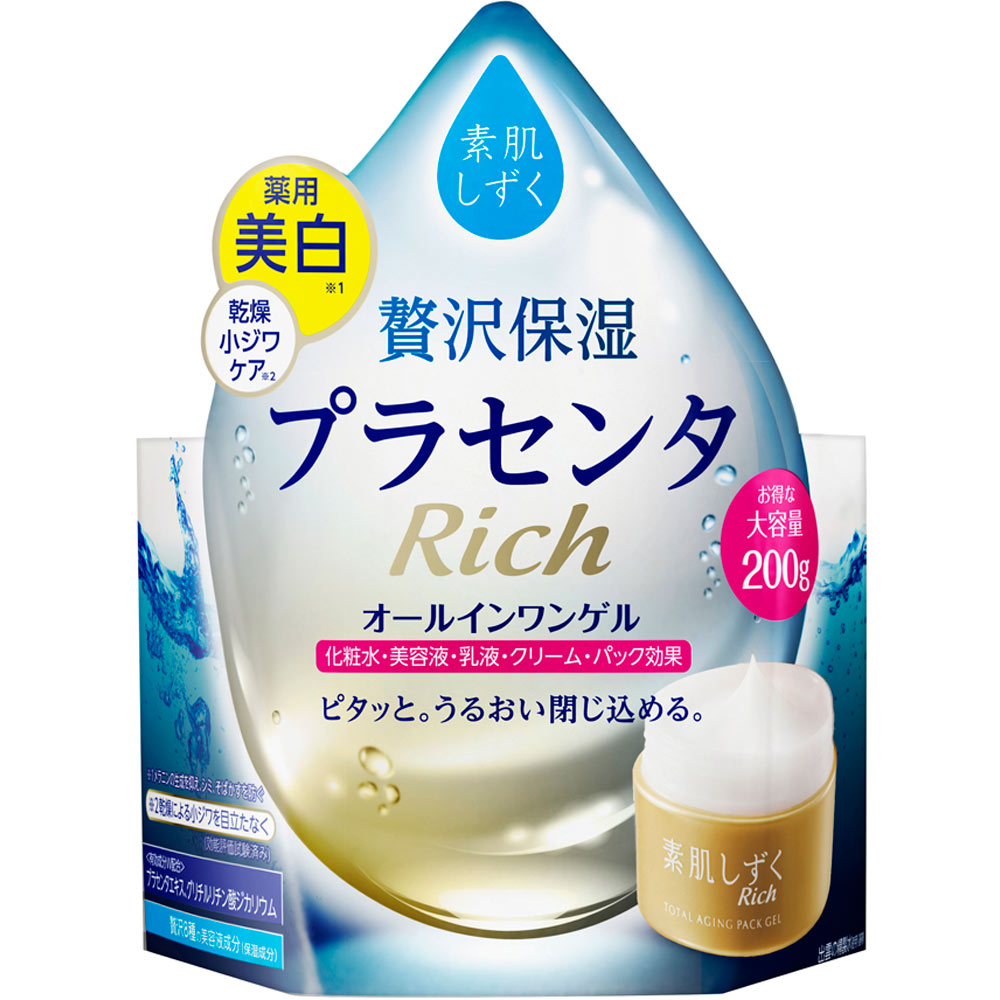 素肌しずくリッチ トータルエイジング・オールインワンゲル ２００ｇ アサヒグループ食品株式会社 (医薬部外品)
