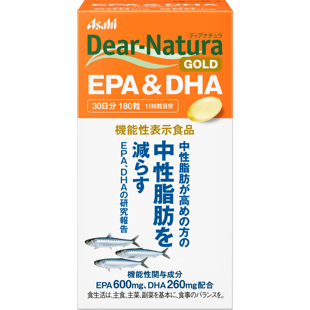 Dear－Natura GOLD EPA＆DHA １８０粒 アサヒグループ食品株式会社