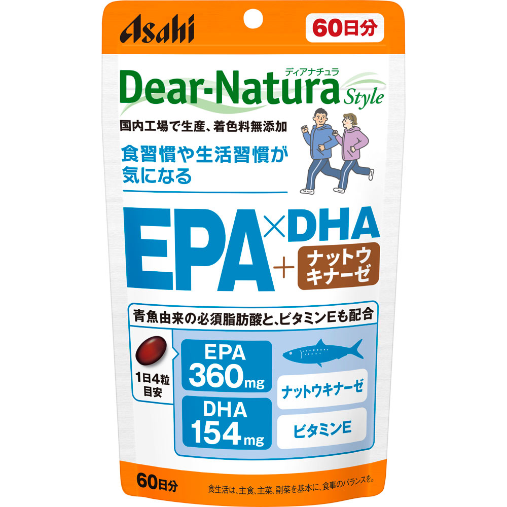 Dear－Natura Style EPA×DHA・ナットウキナーゼ ２４０粒 アサヒグループ食品株式会社