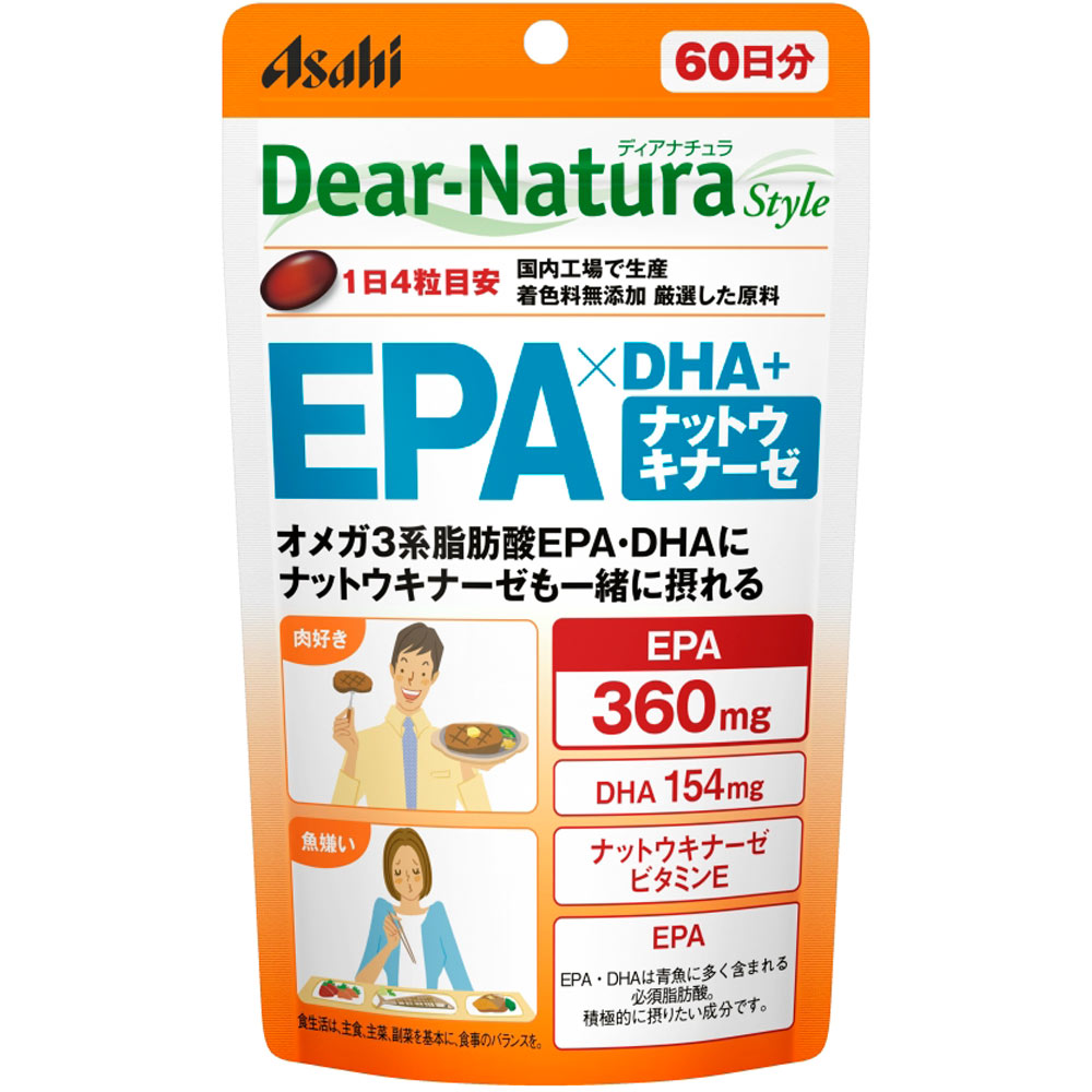 Dear－Natura Style EPA×DHA・ナットウキナーゼ ２４０粒 アサヒグループ食品株式会社