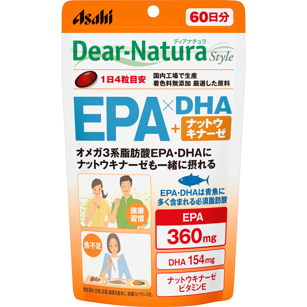 Dear－Natura Style EPA×DHA・ナットウキナーゼ ２４０粒 アサヒグループ食品株式会社