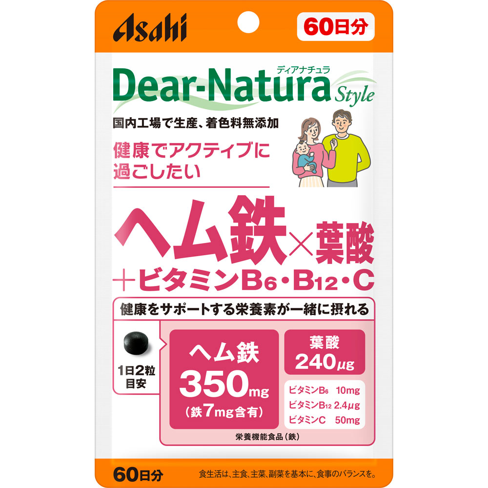 Dear－Natura Style ヘム鉄葉酸＋ビタミンB6・B12