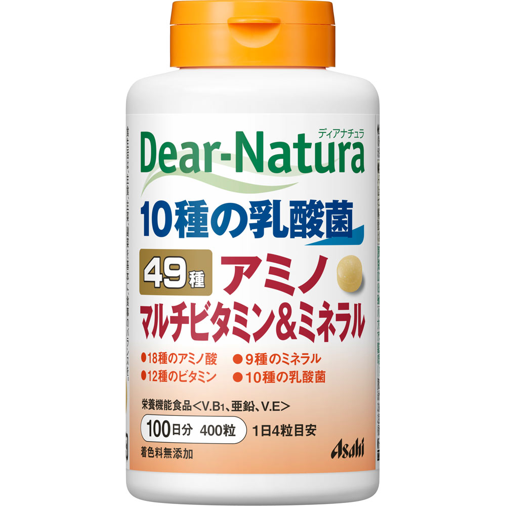 ディアナチュラベスト ４９アミノマルチビタミンミネラル ４００粒 アサヒグループ食品株式会社