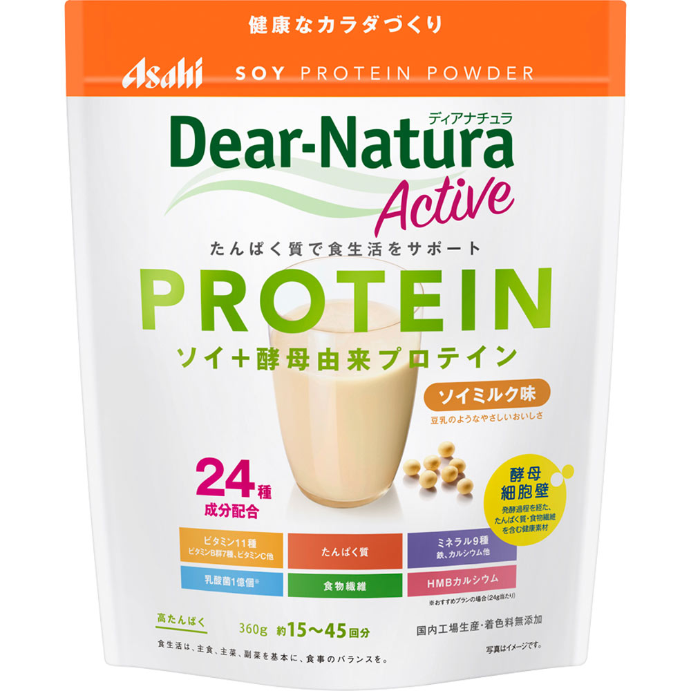 ディアナチュラアクティブ ソイプロテインソイミルク ３６０ｇ アサヒグループ食品株式会社