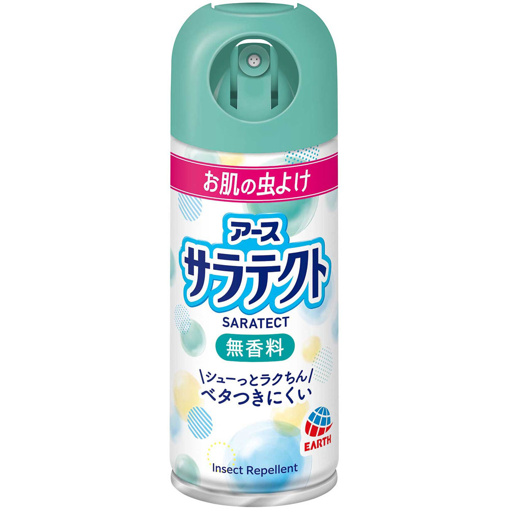 サラテクト 無香料 蚊 虫除け スプレー アウトドア キャンプ 公園 おでかけの 害虫 対策 １００ｍｌ アース製薬 (医薬部外品)