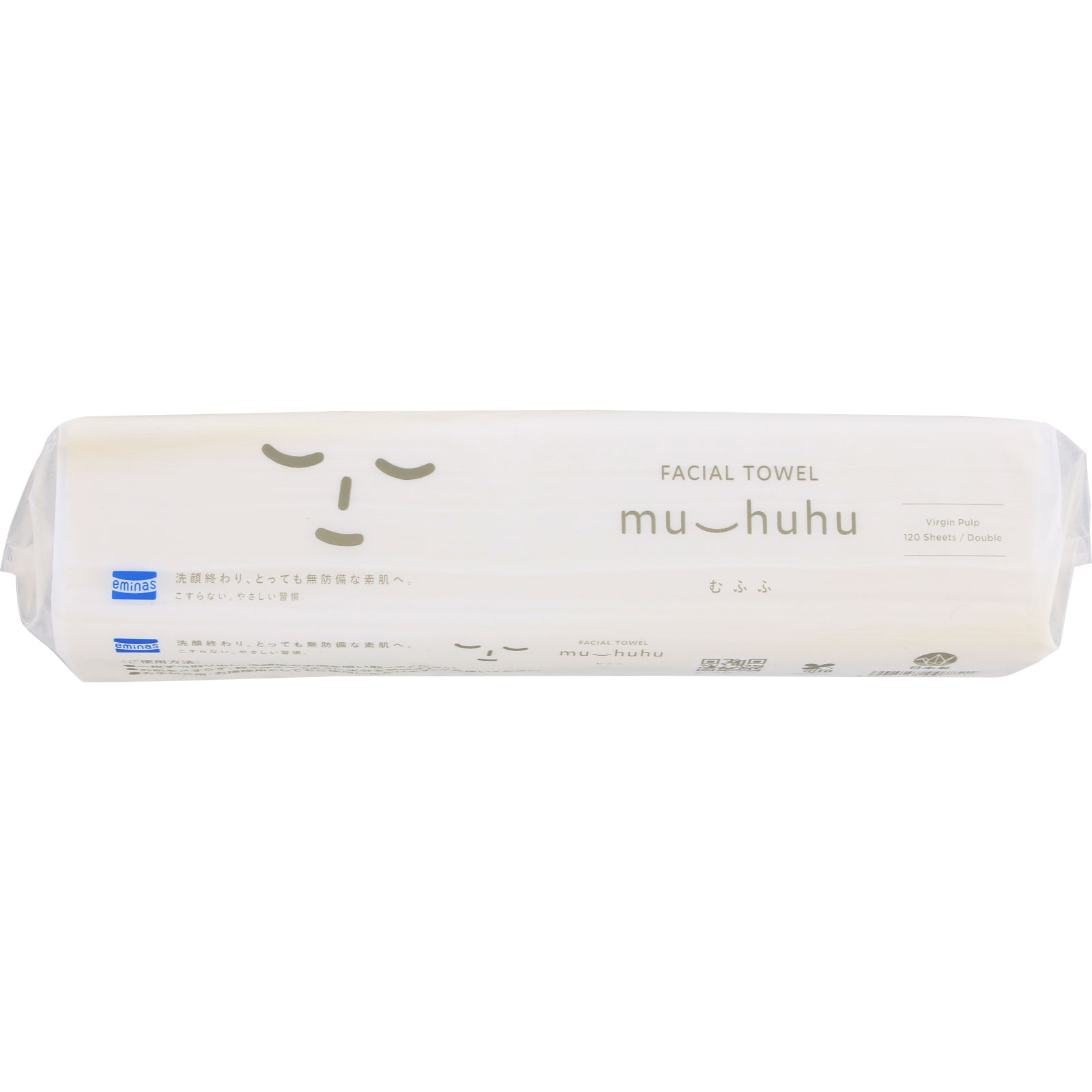ｅｍｉｎａｓ フェイシャルタオルｍｕ ｈｕｈｕ （むふふ） １２０組 丸住製紙