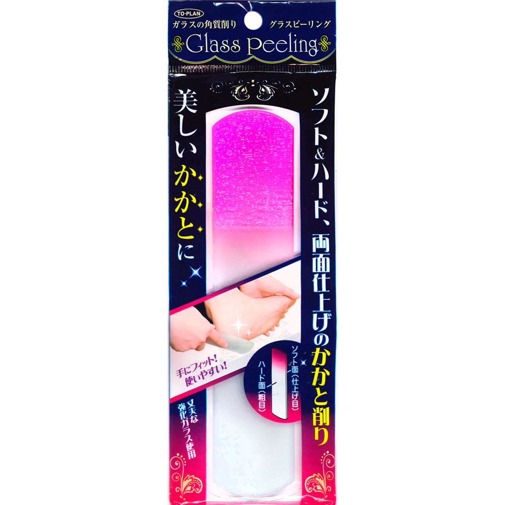 ＴＯ－ＰＬＡＮ ガラスの角質削り グラスピーリング １個 東京企画販売