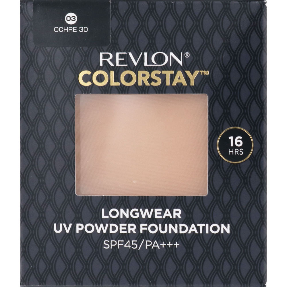 カラーステイ  ロングウェア UV パウダー ファンデーション 03　オークル 30：自然な肌色 ＿ レブロン