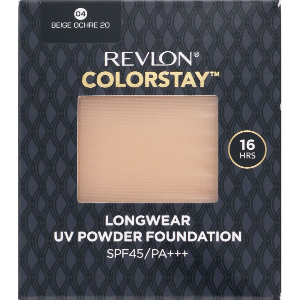 カラーステイ  ロングウェア UV パウダー ファンデーション 04　ベージュ オークル 20 ＿ レブロン