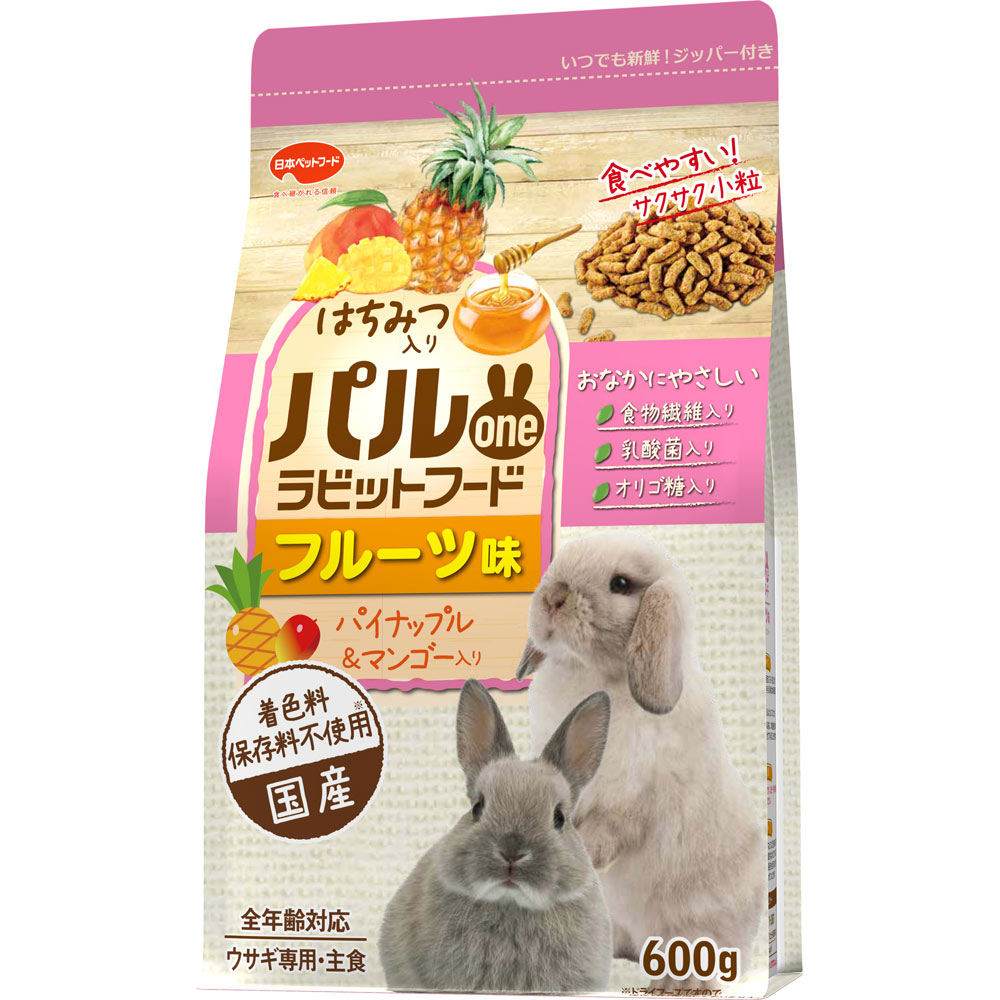 パルｏｎｅ　ラビットフード　フルーツ味 ６００ｇ フィード・ワン