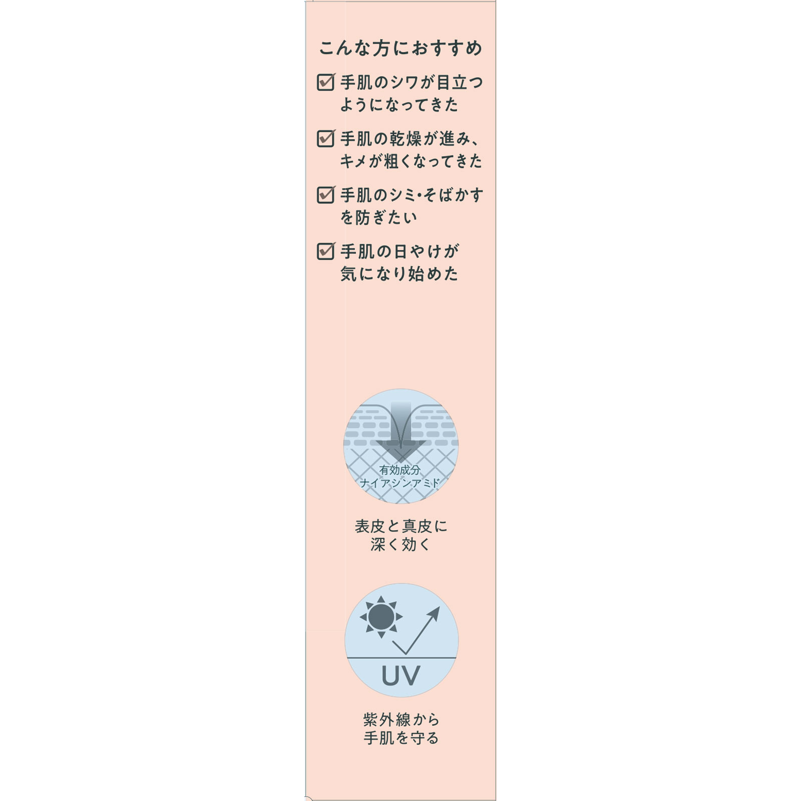 フォーザエフ薬用リンクルクリアハンドUV ６０ｇ ナリス化粧品 (医薬部外品)