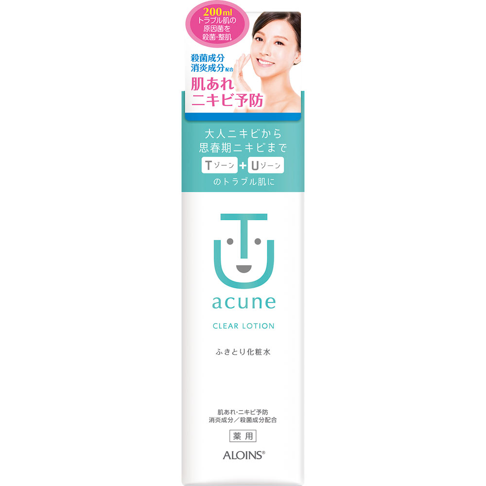 アキュネ 薬用ふきとり化粧水 ２００ｍｌ アロインス化粧品 (医薬部外品)