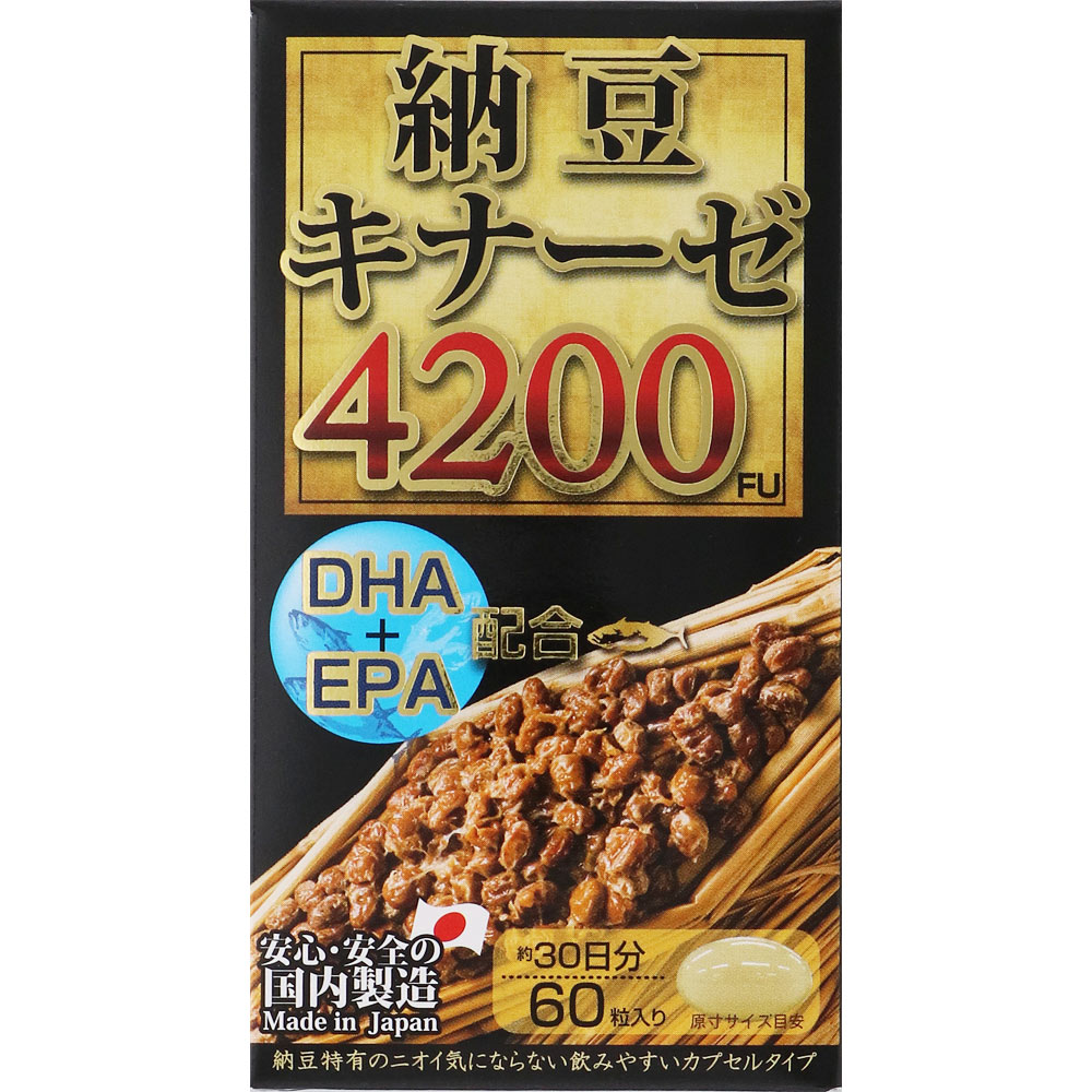 納豆キナーゼ ４２００ＦＵ ６０粒 マルマンＨ＆Ｂ