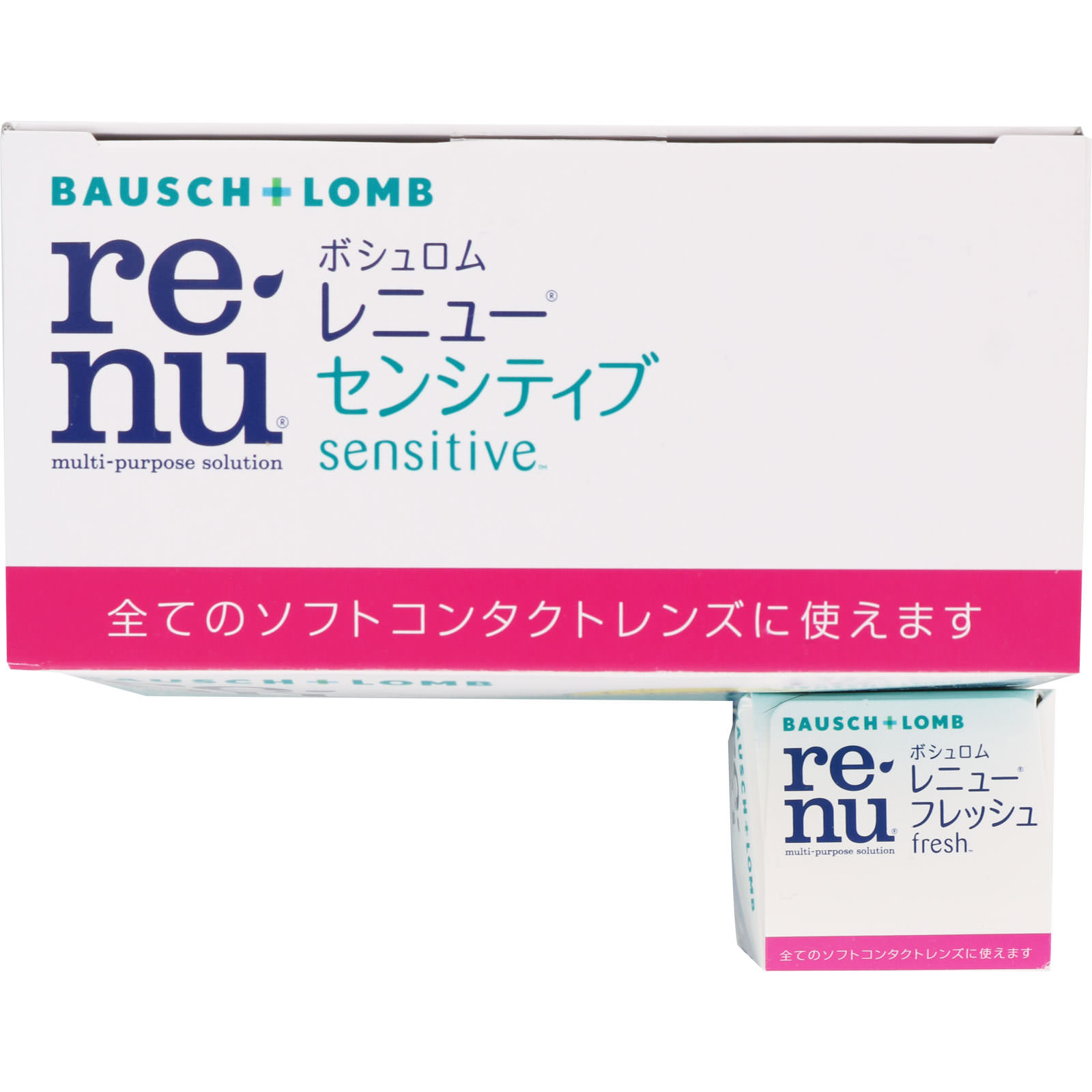 レニュー センシティブ ボトル ５００Ｘ２Ｐ＋Ｆ６０ＭＬ ボシュロム・ジャパン (医薬部外品)