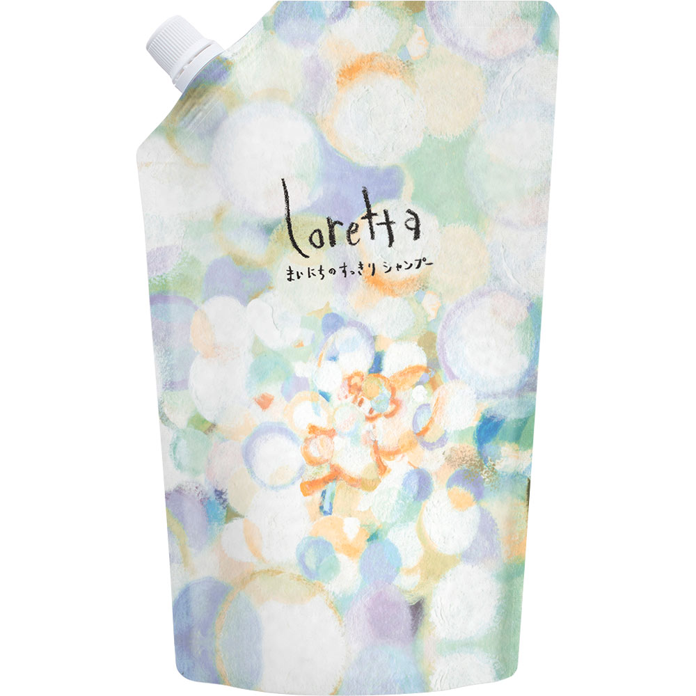 ロレッタ まいにちのすっきりシャンプー  レフィル(詰替用) 　【ロレッタ(Loretta)】 ５００ｍｌ ｂ－ｅｘ