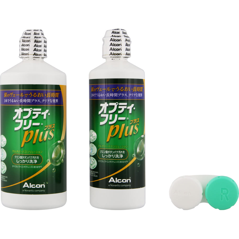 MK オプティ・フリー プラス プレミアムパック 360+240ml 日本アルコン (医薬部外品)