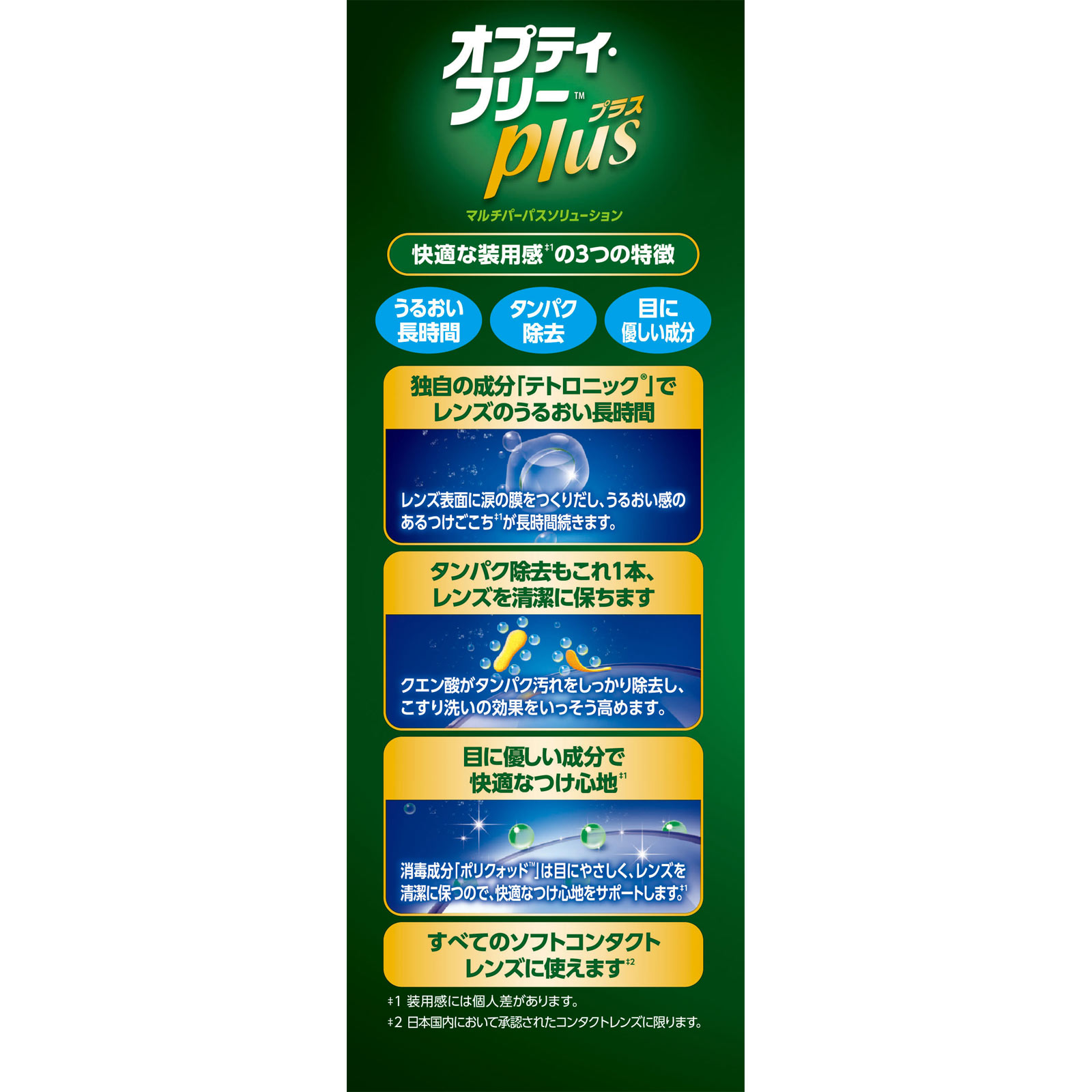 MK オプティ・フリー プラス プレミアムパック 360+240ml 日本アルコン (医薬部外品)