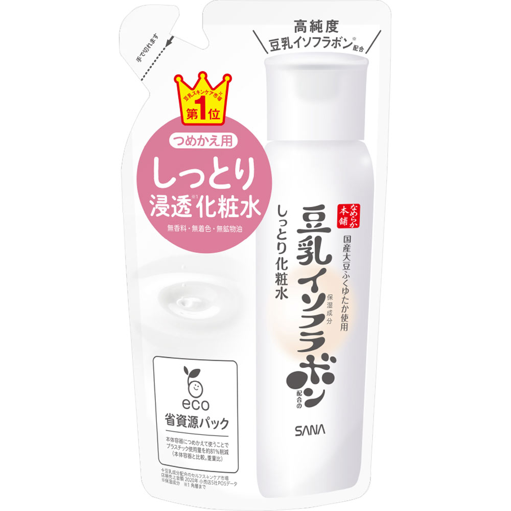 なめらか本舗　しっとり化粧水　ＮＣ（つめかえ用） １８０ＭＬ 常盤薬品工業